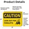 Signmission Look Out For Forklifts Caution Sign, Vinyl Decal, 7in W x 5in L, 2PK OS-2PACK-CS-D-57-L-19198 - alternate 4